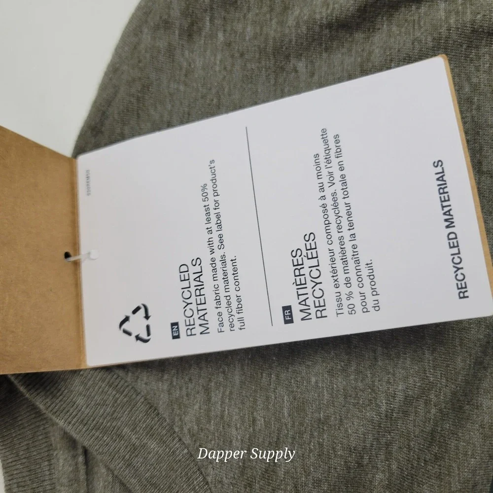 The North Face‎ Men's Small Tee Taupe Green Heather Slime Fit New